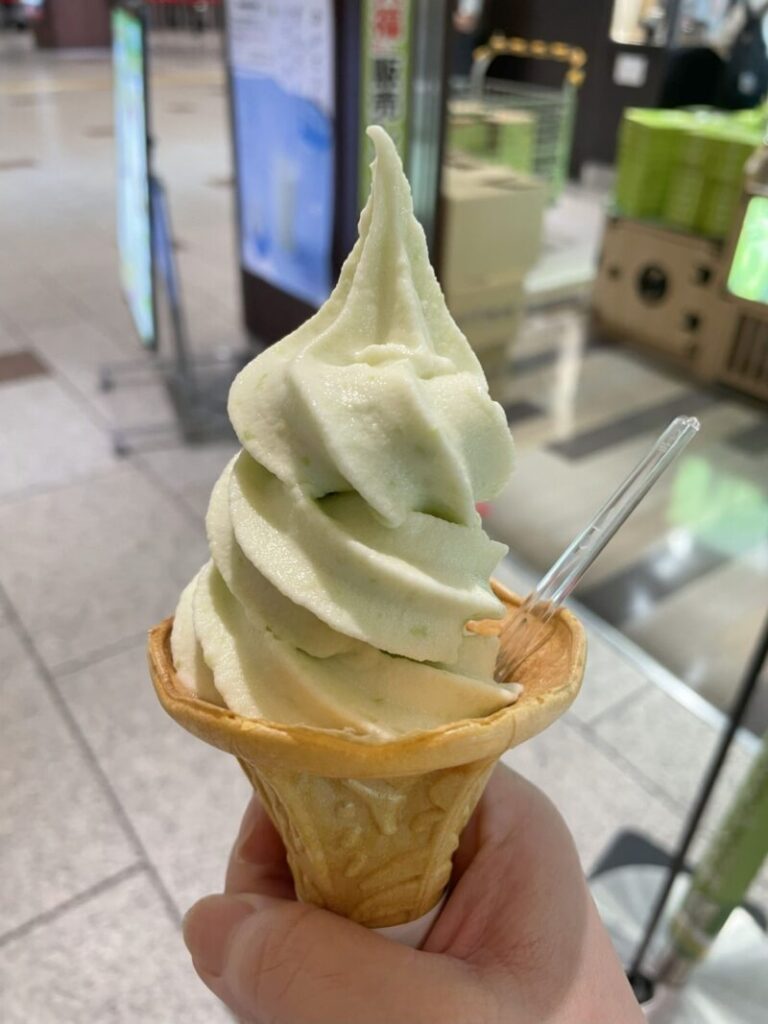 喜久水庵 ずんだソフト