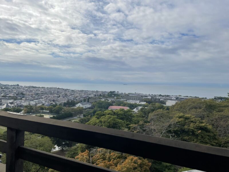 彦根城からみた琵琶湖