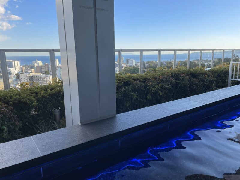 展望足湯 庭園（万葉の湯）