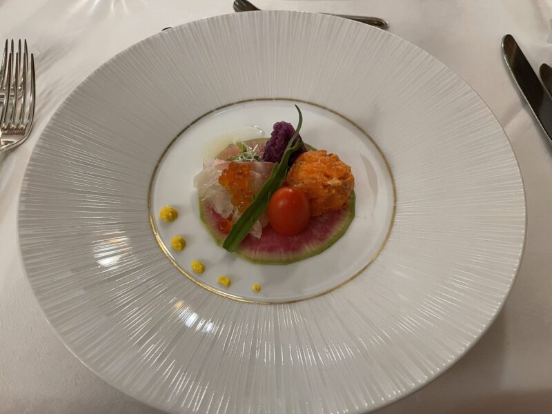 中禅寺金谷ホテル
夕食　前菜