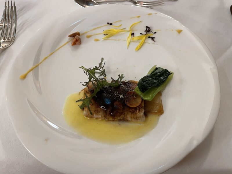 中禅寺金谷ホテル
夕食　魚料理