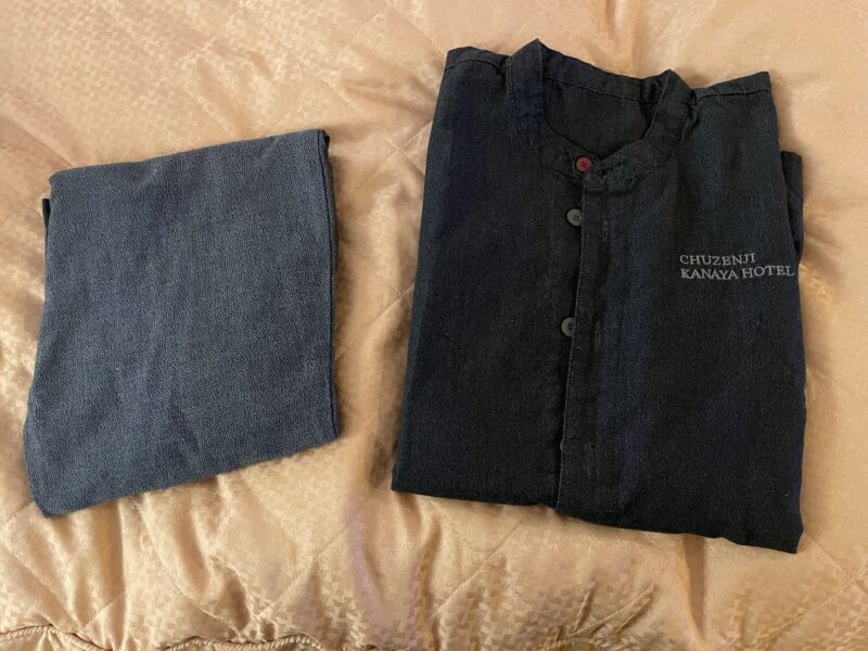 中禅寺金谷ホテル
部屋着