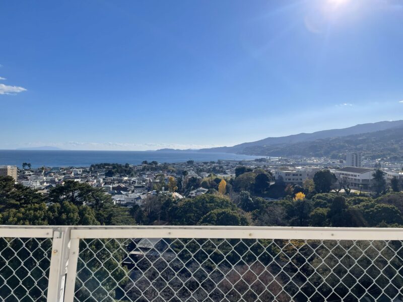 小田原城天守閣からの眺め