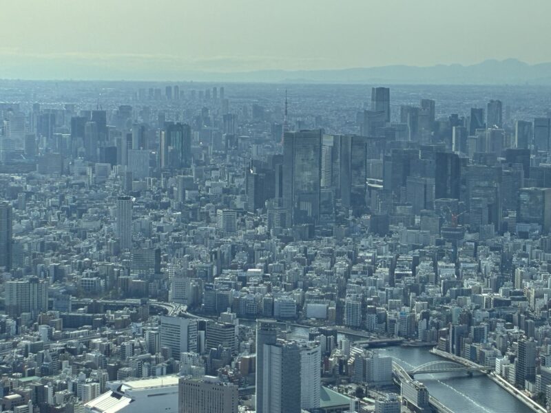 東京スカイツリーからの眺望