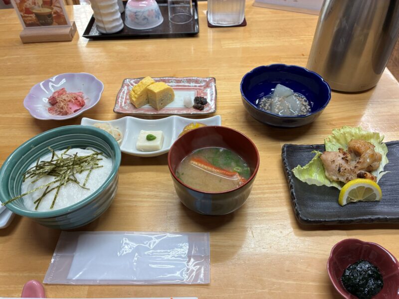 三朝温泉清流荘　朝食
