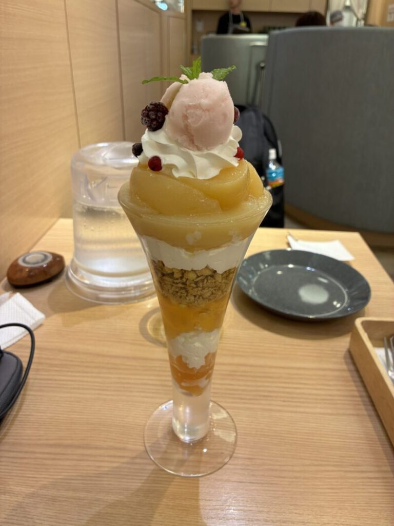 桃パフェ